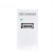Модуль USB зарядний 1×USB-A 5V/2.1A Smartdust SK-M202 — ½ модуля (EU)